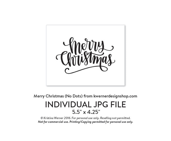 DIY Foil - Merry Christmas A2 Card (Regular No Dots Version)